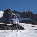 最初はびびって止めようとしての滑落！最後は滑れた！◎