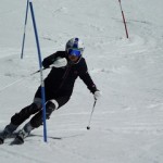 右ターンと比較すると肩と骨盤が内倒しているのが分かります