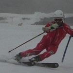 スキーが後ろから来るようになりました◎