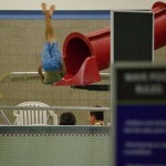 ３回ひねり２回宙返りが決まった瞬間？