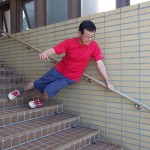 もっと下に立ち上がるとグッドです◎