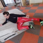 スキーが後ろから来た◎