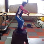 横から見ると出っ尻の後傾