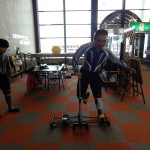 片脚練習◎くの字◎