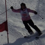 肩と骨盤のレベル少し内倒△