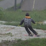 スキーが後方から来るようになった◎