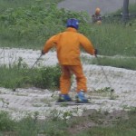 抱え込み抜重からのターン