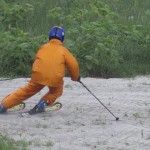 内膝も真っ直ぐ入っています◎