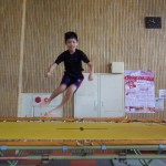 空中でもしっかり外足を意識しましょう