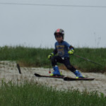 でもお座スキーで練習すると…グッドフォーム◎