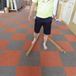 たかが丸太、でも練習で使うと・・・