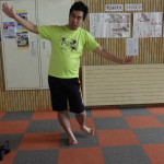 内足のくの字姿勢◎