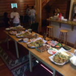 寿司、焼き鳥、天ぷら等のご馳走一杯！