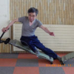 力強いフォーム!