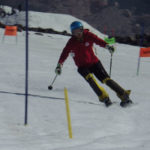 ウェッヂ型のスキーは素晴らしい！