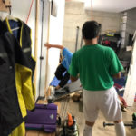 誰だ？内倒して転んでいるののは？