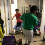 スキーに行く前の早朝トレーニング